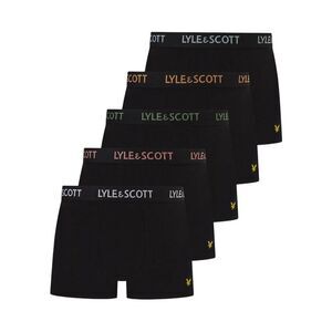 Lyle & Scott Mens Miller Boxer Shorts (Pack of 5) / Black